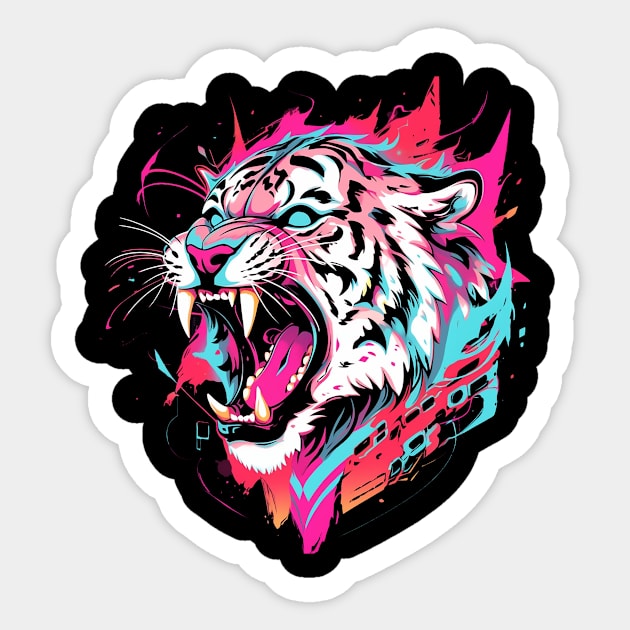 tiger Sticker by dorapeterx